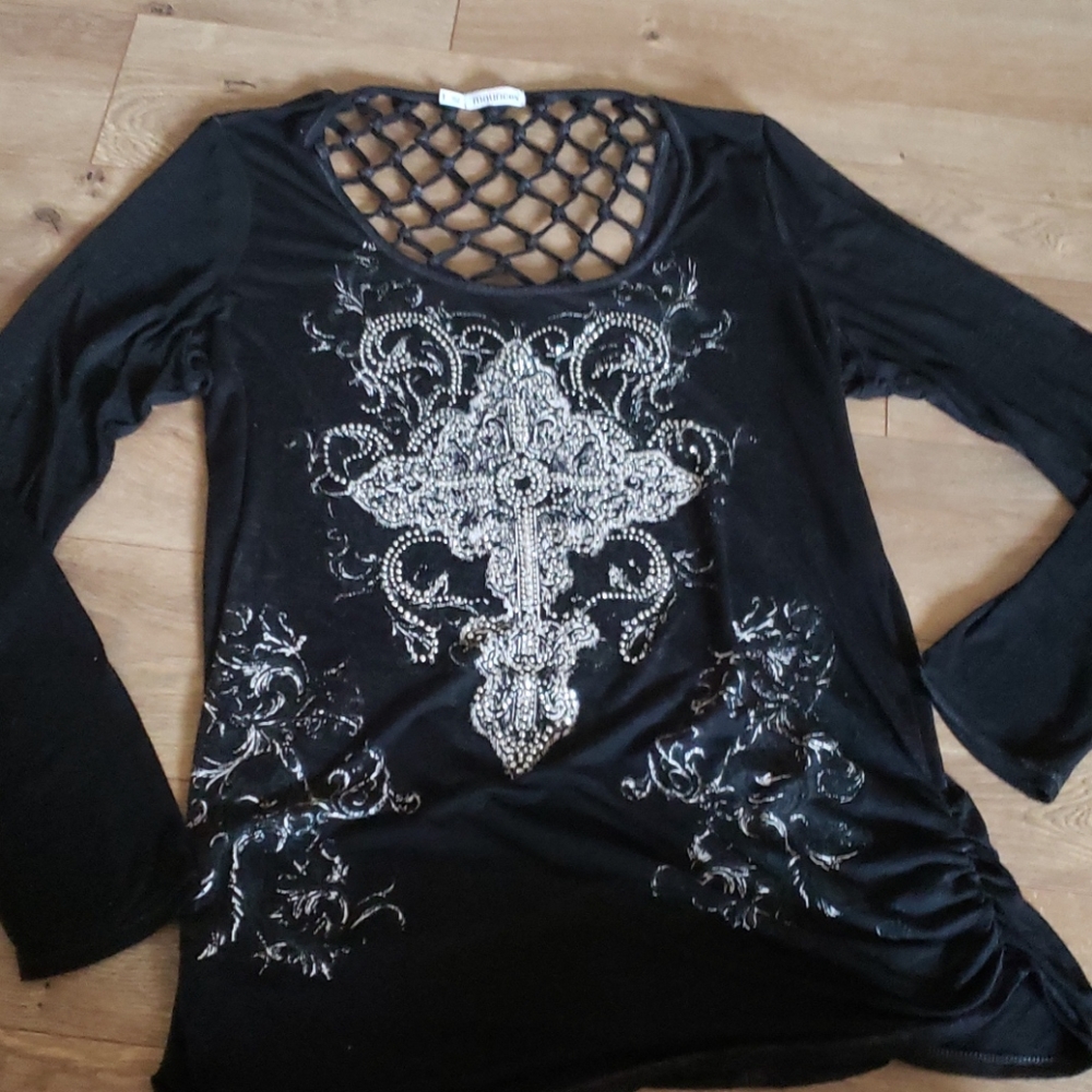 Maurices Embellished Longsleeve - Size 1